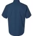 Paragon 700 Hatteras Performance Short Sleeve Fish in Navy back view