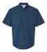 Paragon 700 Hatteras Performance Short Sleeve Fish in Navy front view
