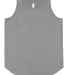 LA T 3592 Ladies' Relaxed Tank in Granite heather front view