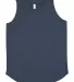 LA T 3592 Ladies' Relaxed Tank in Denim front view