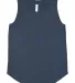 LA T 2692 Youth Relaxed Tank in Denim front view
