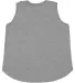 LA T 3892 Ladies' Curvy Relaxed Tank in Graphite heather back view