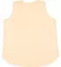 LA T 3892 Ladies' Curvy Relaxed Tank in Peachy back view