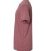 LA T 6902 Adult Vintage Wash T-Shirt in Washed rouge side view