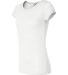Bella + Canvas 8601 Ladies' Burnout Short-Sleeve T in White side view