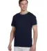 Champion Clothing T136 Ringer T-Shirt in Navy/ oxford grey front view