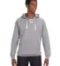 J. America - Sport Lace Hooded Sweatshirt - 8830 in Oxford front view