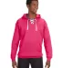 J. America - Sport Lace Hooded Sweatshirt - 8830 in Wildberry front view
