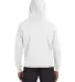 J. America - Sport Lace Hooded Sweatshirt - 8830 in White back view