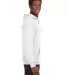 J. America - Sport Lace Hooded Sweatshirt - 8830 in White side view