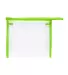 Promo Goods  LT305 PVC Travel Amenities Case in Lime green front view
