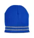 Promo Goods  HW120 Reflective Knit Beanie in Reflex blue front view