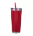 Promo Goods  MG401 20oz All Season Vacuum Tumbler in Red front view