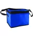 Promo Goods  LB125 6-Pack Non-Woven Cooler Bag in Reflex blue front view