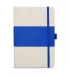 Promo Goods  NB204 Soft Cover Pu And Heathered Fab in Blue front view