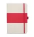 Promo Goods  NB204 Soft Cover Pu And Heathered Fab in Red front view