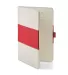 Promo Goods  NB204 Soft Cover Pu And Heathered Fab in Red side view