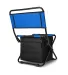 Promo Goods  LT-4223 Folding Cooler Chair in Reflex blue back view