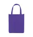 Promo Goods  BG125 Atlas Non-Woven Grocery Tote in Purple front view