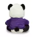 Promo Goods  TY6034 7 Plush Panda With T-Shirt in Purple back view