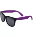 Promo Goods  SG100 Two-Tone Matte Sunglasses in Purple front view