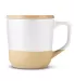 Promo Goods  CM116 16.5oz Boston Ceramic Mug With  in White front view