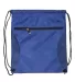 Promo Goods  BG306 Mesh Drawstring Backpack in Reflex blue front view