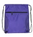 Promo Goods  BG306 Mesh Drawstring Backpack in Purple front view