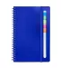 Promo Goods  NB111 Semester Spiral Notebook With S in Reflex blue front view
