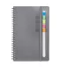 Promo Goods  NB111 Semester Spiral Notebook With S in Gray front view