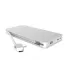 Promo Goods  IT840 Trio Power Bank Wireless Chargi in White side view