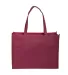 Promo Goods  BG108 Standard Non-Woven Tote in Burgundy front view