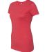 Next Level 6710 Tri-Blend Crew in Vintage red side view