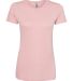 Next Level 6710 Tri-Blend Crew in Desert pink front view