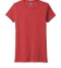 Next Level 6710 Tri-Blend Crew in Vintage red frontFlat view