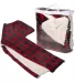 Promo Goods  OD304 Micro Mink Sherpa Blanket in Black/ red front view