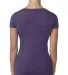 Next Level 6730 Tri-Blend Scoop in Purple rush back view