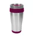 Promo Goods  MG708 16oz Blue Monday Travel Tumbler in Burgundy front view