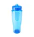 Promo Goods  MG202 28oz Polyclean Auto Bottle in Translucent blue front view