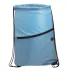 Promo Goods  BG229 Incline Drawstring Backpack Wit in Carolina blue front view