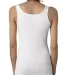 Next Level 3533 Jersey Tank Ladies in White back view