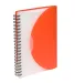 Promo Goods  PL-3513 Fold 'N Close Notebook in Red front view