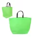 Promo Goods  BG208 Two-Tone Heat Sealed Non-Woven  in Lime green front view