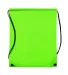 Promo Goods  BG120 Non-Woven Drawstring Cinch-Up B in Lime green front view