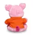 Promo Goods  TY6031 7 Plush Pig With T-Shirt in Orange back view