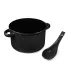 Promo Goods  CM125 20oz Campfire Soup Bowl With Sp in Black back view