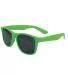 Promo Goods  SG150 Glossy Sunglasses in Lime green front view