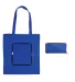 Promo Goods  BG132 Folding Zippin' Tote Bag in Reflex blue front view