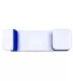 Promo Goods  PL-1114 Clip-On Mobile Holder in Wht/ reflex blue front view