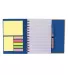 Promo Goods  NB150 Recycled Magnetic Journalbook in Blue side view